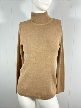 NWT Chicos Size M Womens Coolmax Turtleneck Pullover Ribbed Knit Sweater